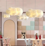 Hängelampe Wolkenform in Weiß für Kinderzimmer