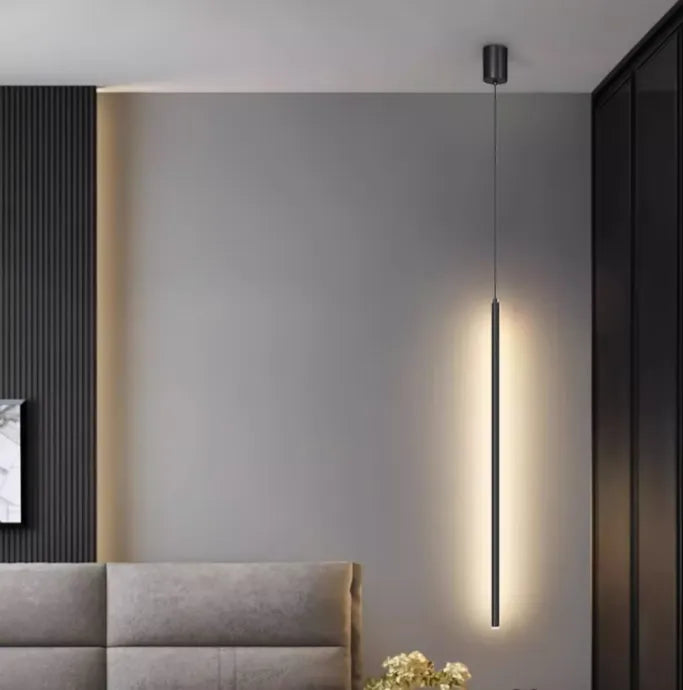 Höhenverstellbare LED Pendelleuchte im Nordischen Stil für Schlafzimmer