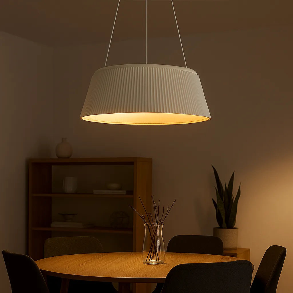 LED Pendelleuchte Dimmbar im Faltendesign für Esszimmer