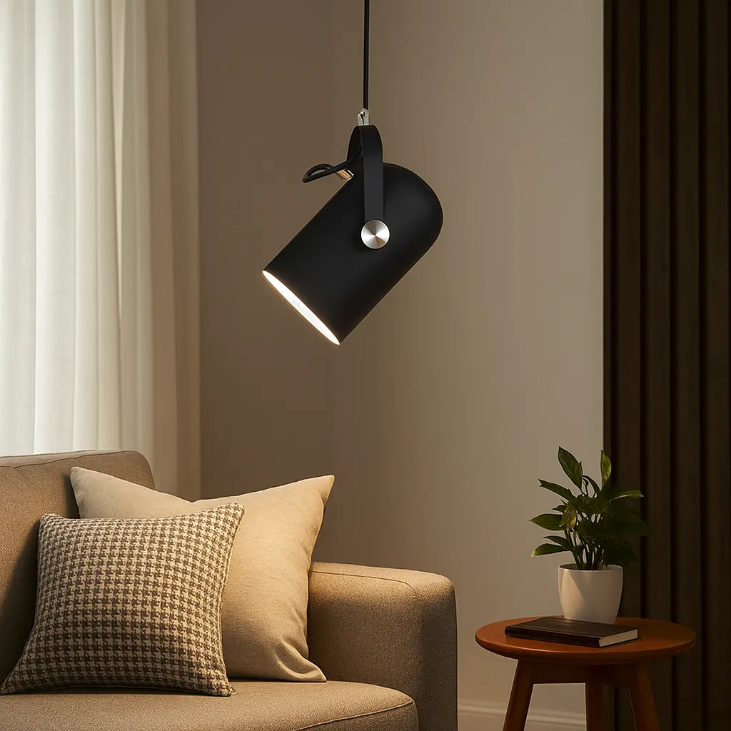 LED Pendelleuchte Makaron Design mit verstellbarem Lampenkopf