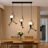 LED Pendelleuchte im kreativen Eisen-Design