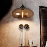 Moderne Pendelleuchte Mehrfarbig aus Glas für Esstisch