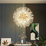 Moderne Kristall Kronleuchter Mit Dandelion Design für Esszimmer