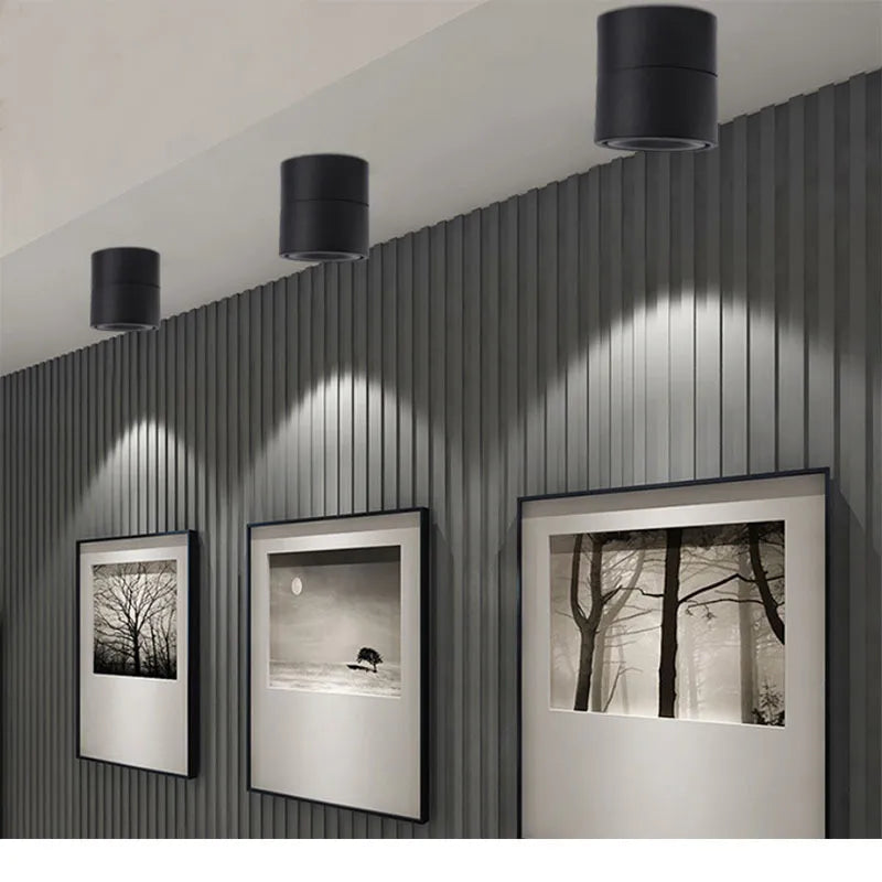 Moderne verstellbare LED Deckenleuchte für Schienensysteme