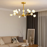 Moderner LED-Kronleuchter im Firefly-Design