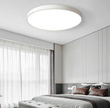 Runde LED Deckenleuchte Flach in Pastellfarben für Schlafzimmer