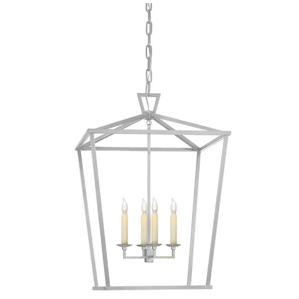 Metal Frame Candle Bulb Industrial Pendant Light