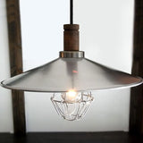 Silver Metal Industrial Kitchen Pendant Light