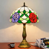 Buntes Glas Vintage Artistic Tischlampe