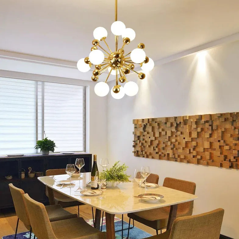 Luxury Planet Gold Dining Room Chandelier