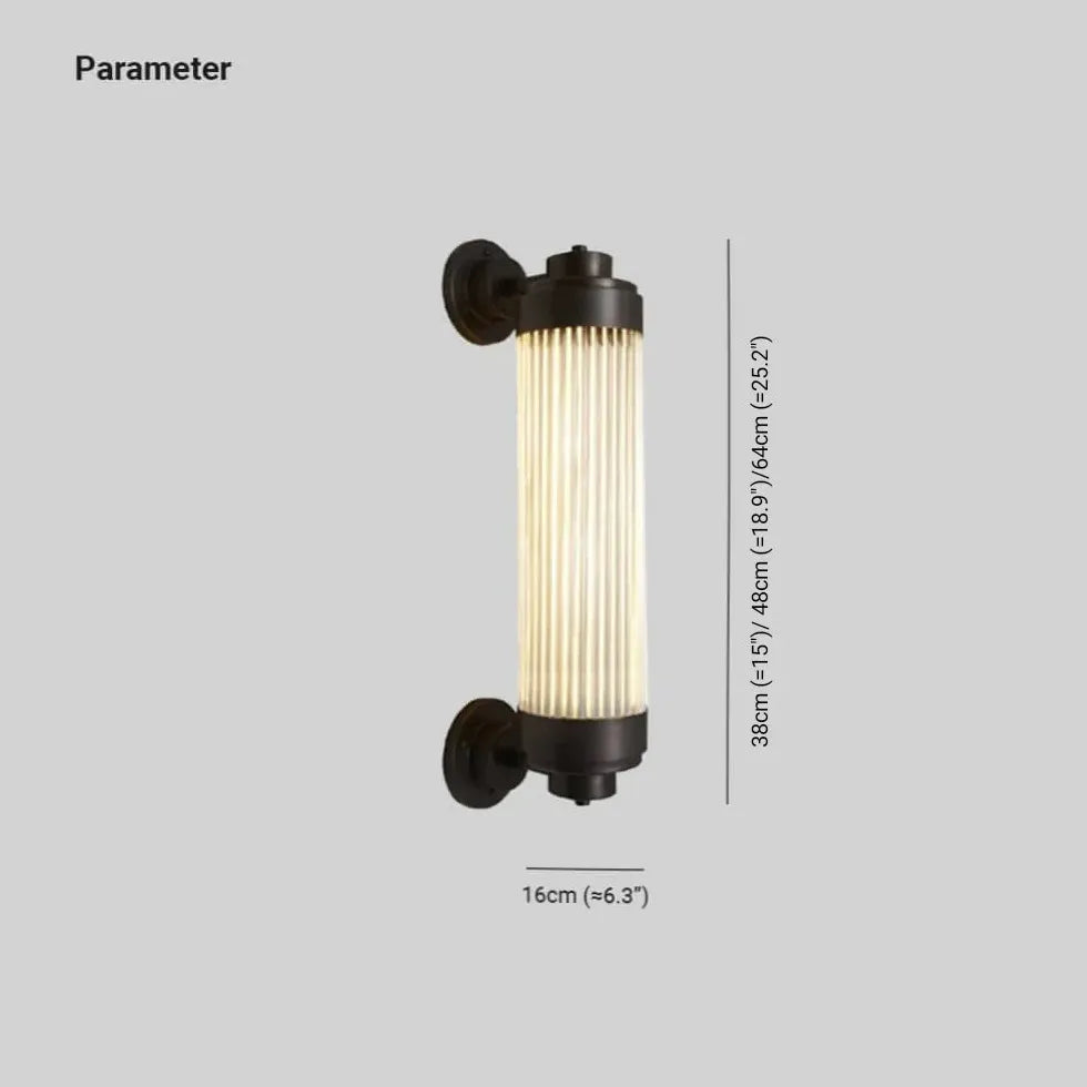 Außenwandleuchte schwarz elegante wetterfest minimalistisch