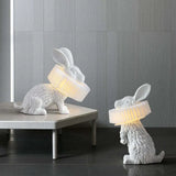 White Rabbit Design Table Lamp