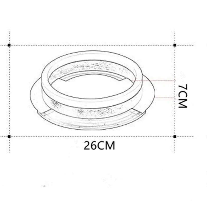 Square Gold Modern Corridor Ceiling Light