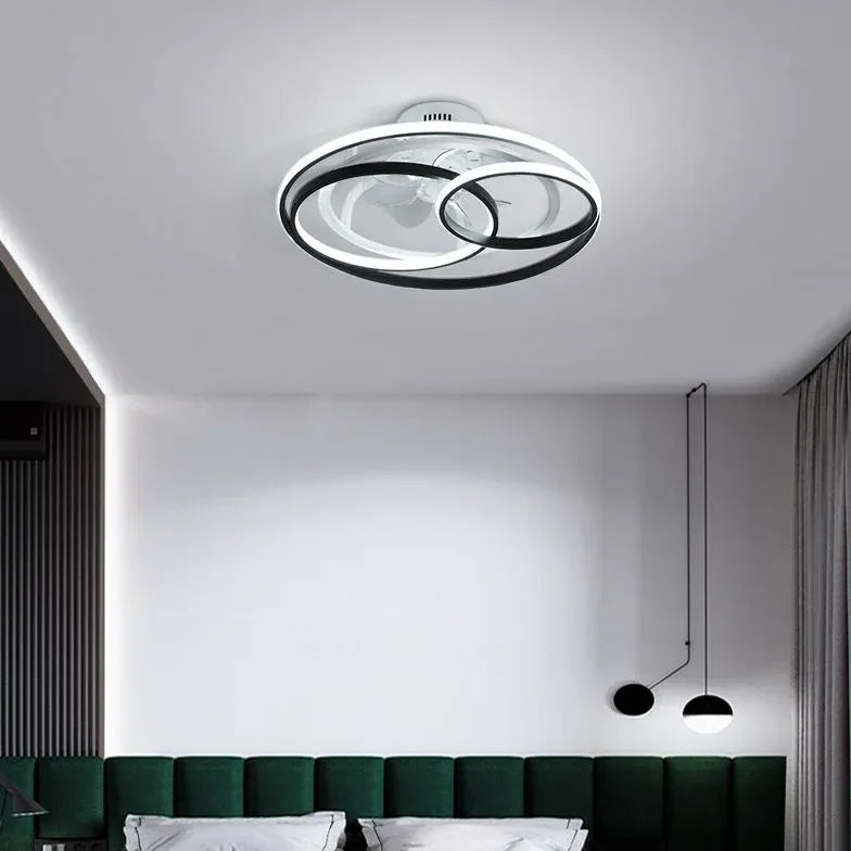 Deckenventilator mit Licht Schlafzimmer im modernen LED-Design