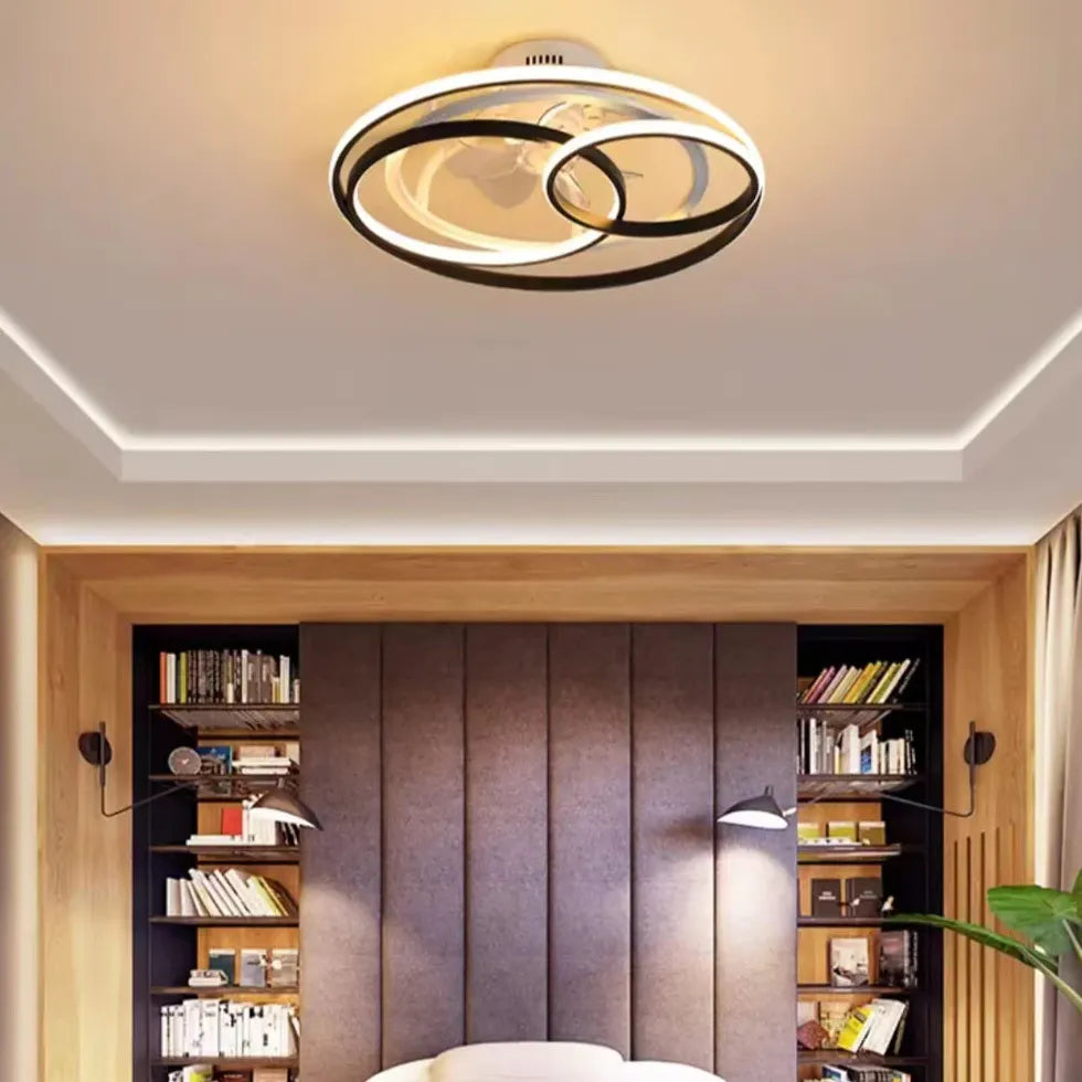 Deckenventilator mit Licht Schlafzimmer im modernen LED-Design