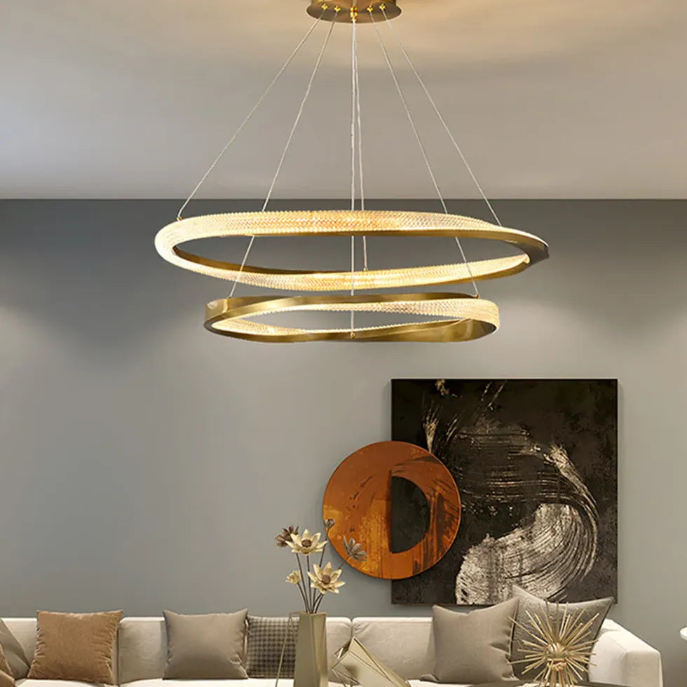 Round Design Modern Luxury LED Pendant Light