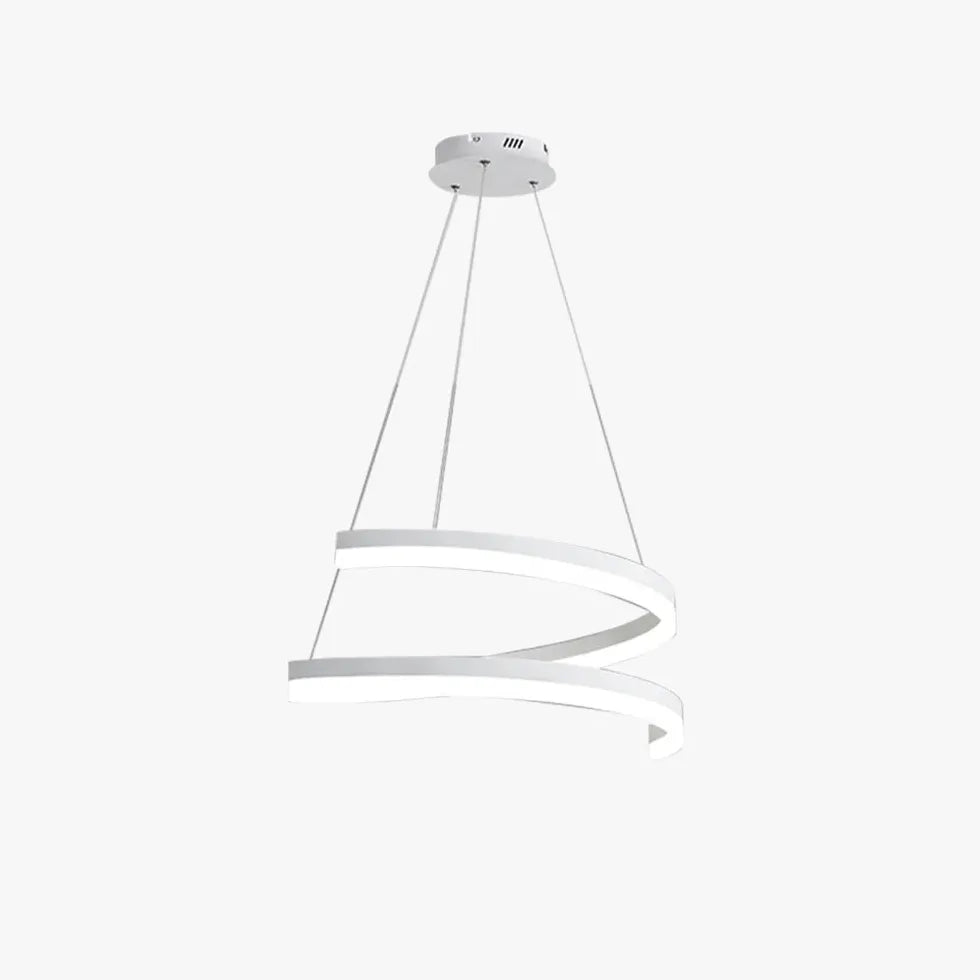 Office white led modern chandelier