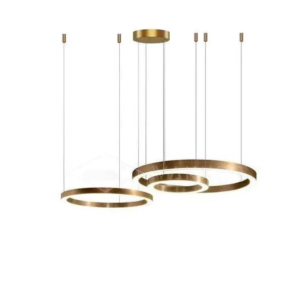 Gold LED Multi-Light-Rund-Design-Anhänger Licht