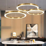 Multi-Ring Gold LED for Pendant Light