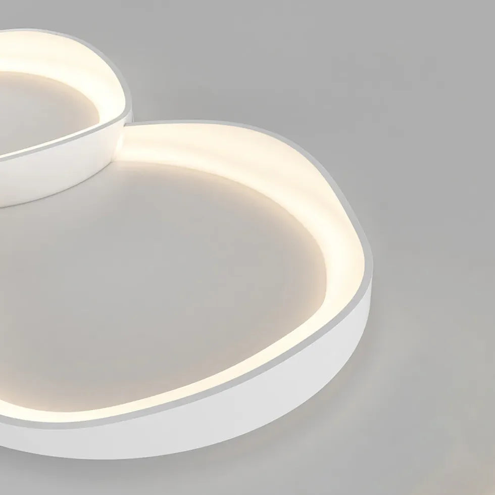 Streamlined Circular Design White LED Ceiling Light