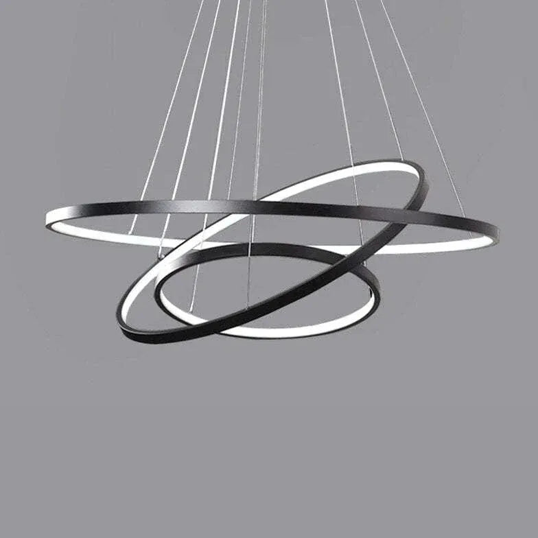 Multi-Layer Ring Design Modern LED Pendant Light