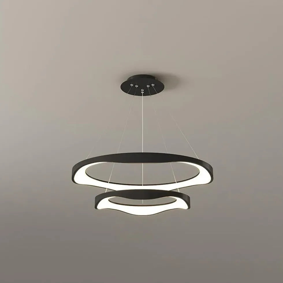 Ringförmige Metall-Acryl-LED-Wohnzimmer-Anhänger Licht