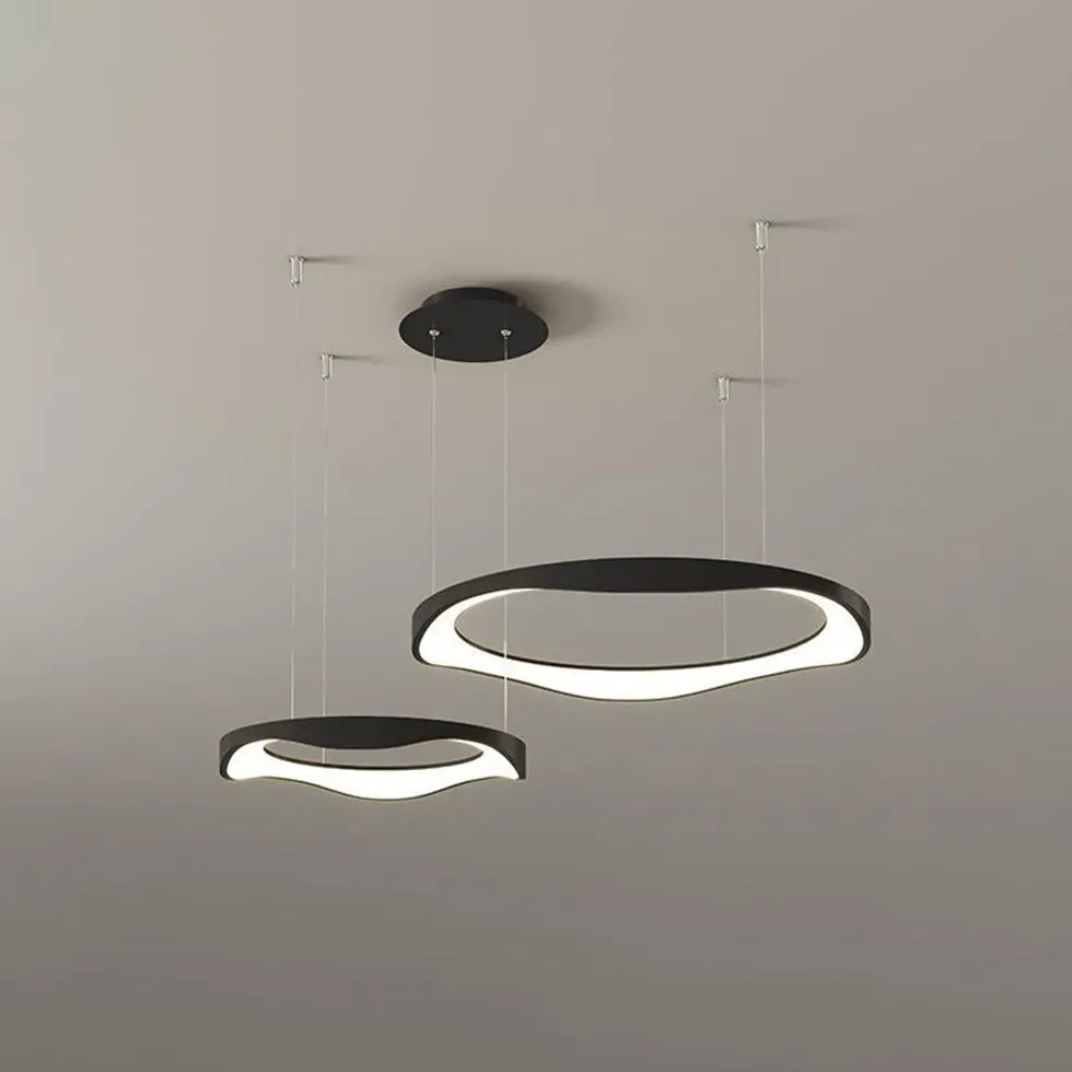 Ringförmige Metall-Acryl-LED-Wohnzimmer-Anhänger Licht