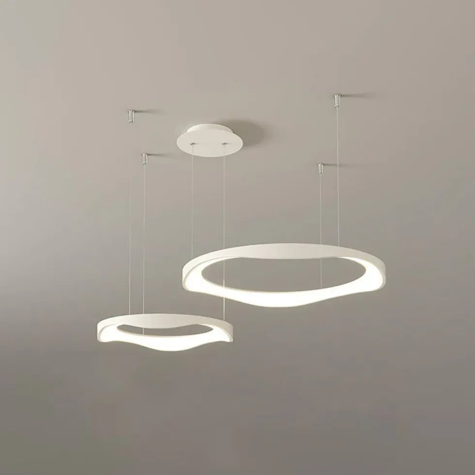 Ringförmige Metall-Acryl-LED-Wohnzimmer-Anhänger Licht