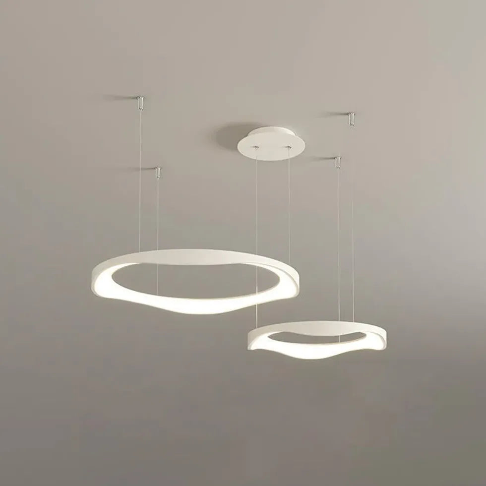 Ringförmige Metall-Acryl-LED-Wohnzimmer-Anhänger Licht