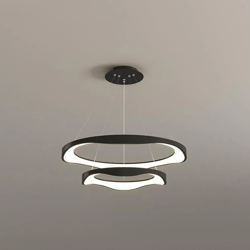 Ringförmige Metall-Acryl-LED-Wohnzimmer-Anhänger Licht