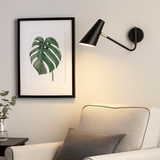 Schwenkbare Wandleuchte mit Gelenkarm für Wohnzimmer