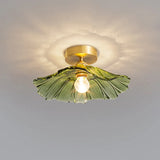 Ausgefallene Deckenleuchten Flur Nordisch schlicht Lotosglas - Clowas.de