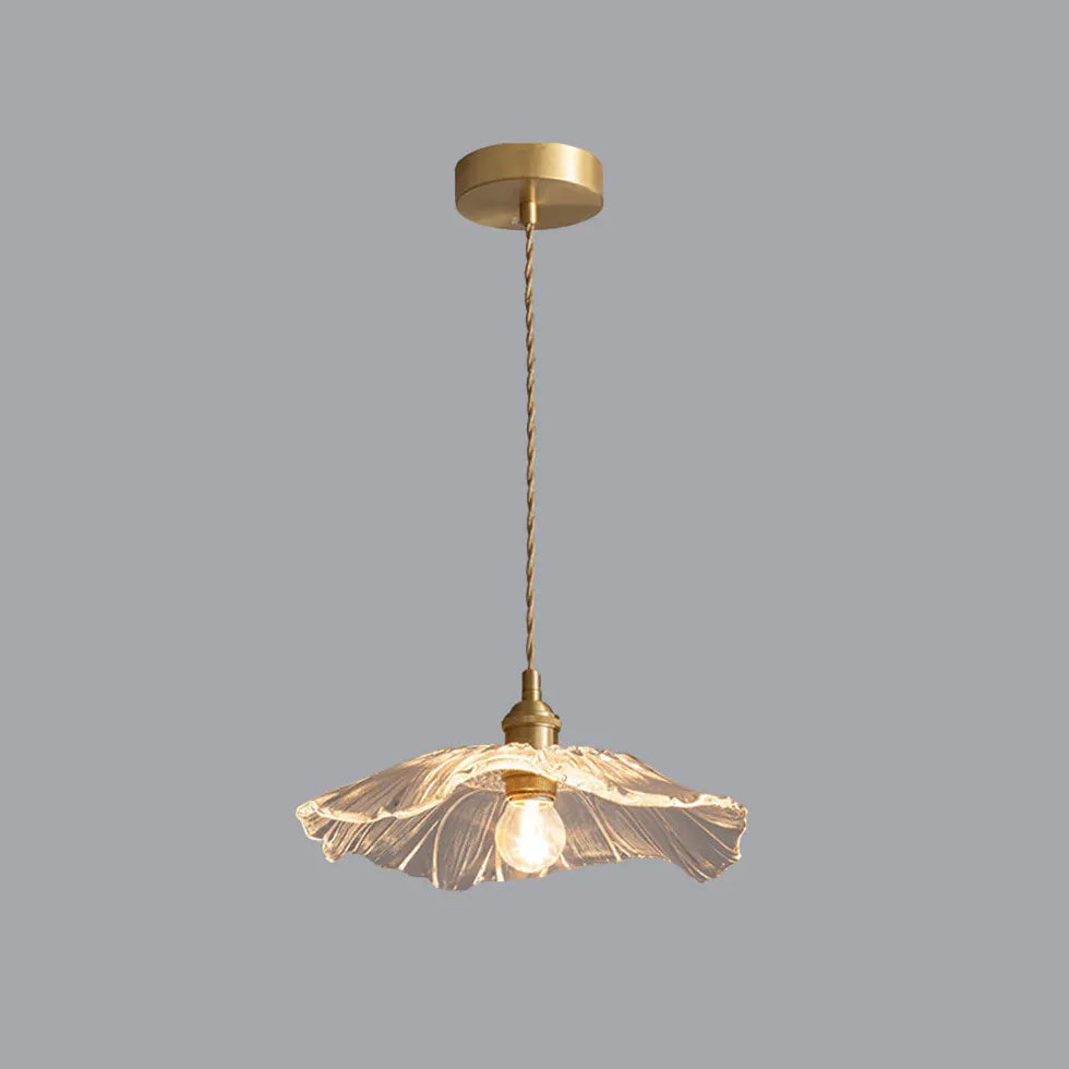 Ausgefallene Deckenleuchten Flur Nordisch schlicht Lotosglas - Clowas.de