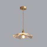 Ausgefallene Deckenleuchten Flur Nordisch schlicht Lotosglas - Clowas.de