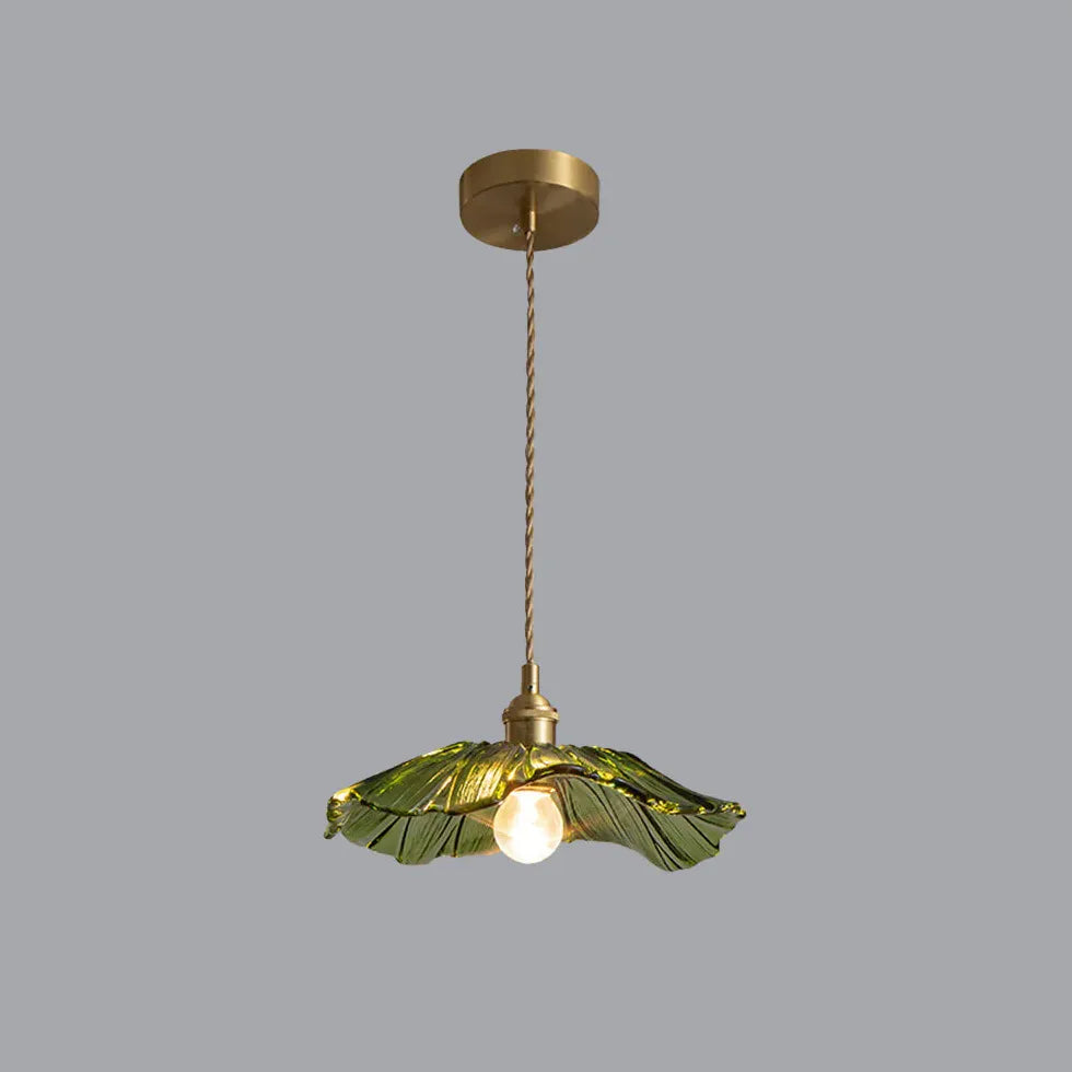 Ausgefallene Deckenleuchten Flur Nordisch schlicht Lotosglas - Clowas.de