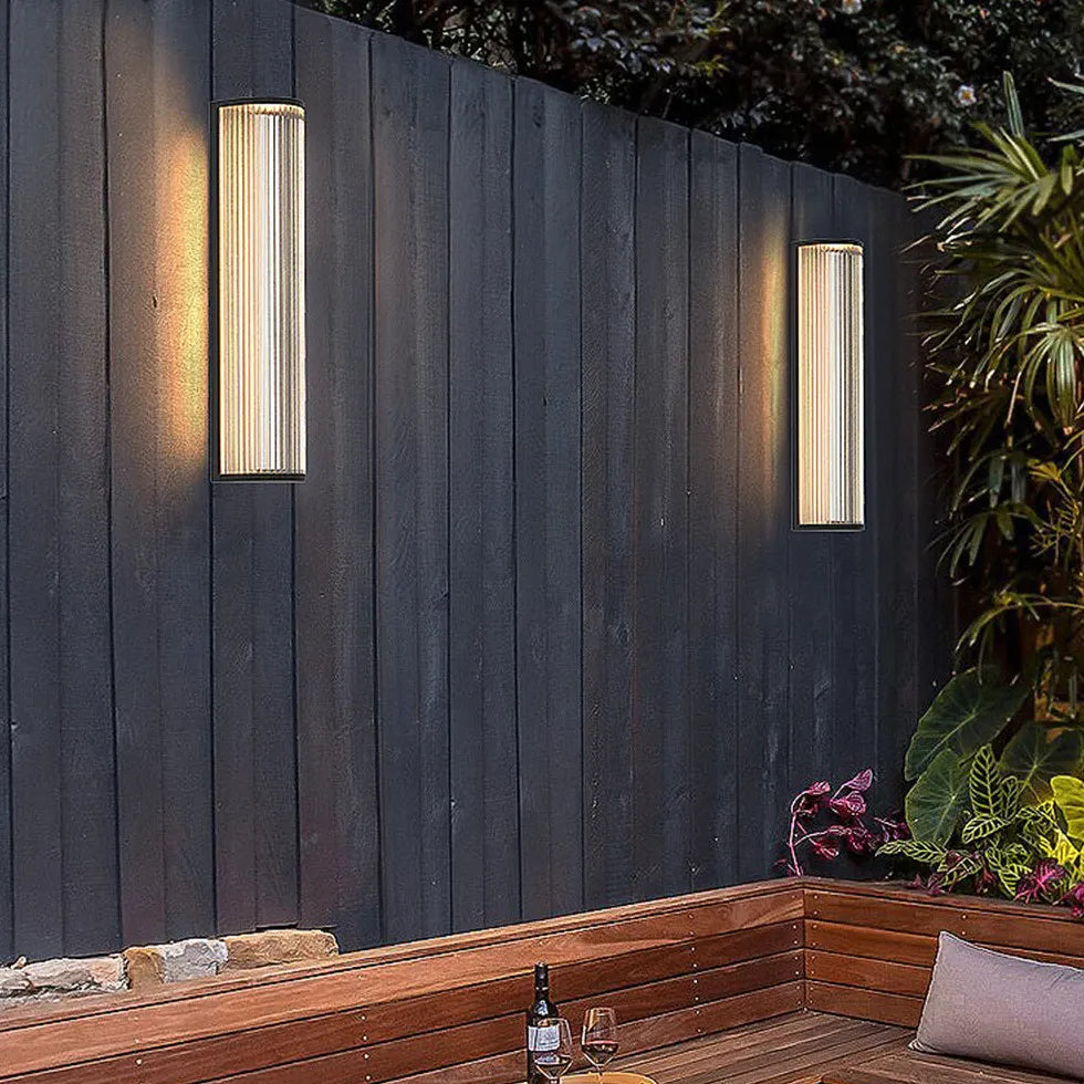 Aussenwandleuchte LED stilvolle Glas moderne Beleuchtung - Clowas.de