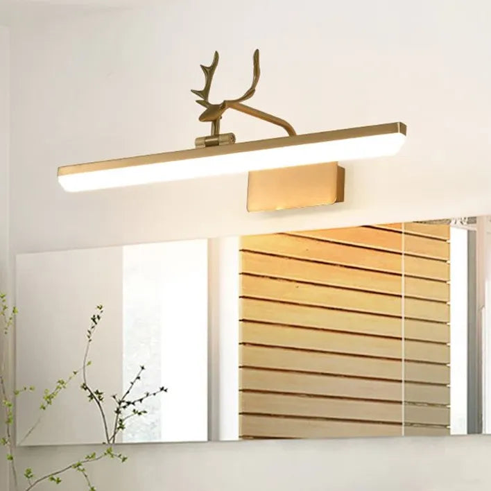 Bad Spiegelleuchte mit Schalter im retro einfachen Stil - Clowas.de