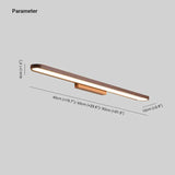 Badezimmer Lampe Wandleuchte elegante lange ovalen Stil - Clowas.de