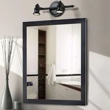 Badezimmer Wandleuchte schwarz im retro minimalistischen Stil - Clowas.de
