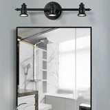 Badezimmer Wandleuchte schwarz im retro minimalistischen Stil - Clowas.de