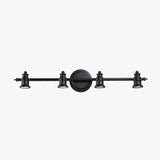 Badezimmer Wandleuchte schwarz im retro minimalistischen Stil - Clowas.de