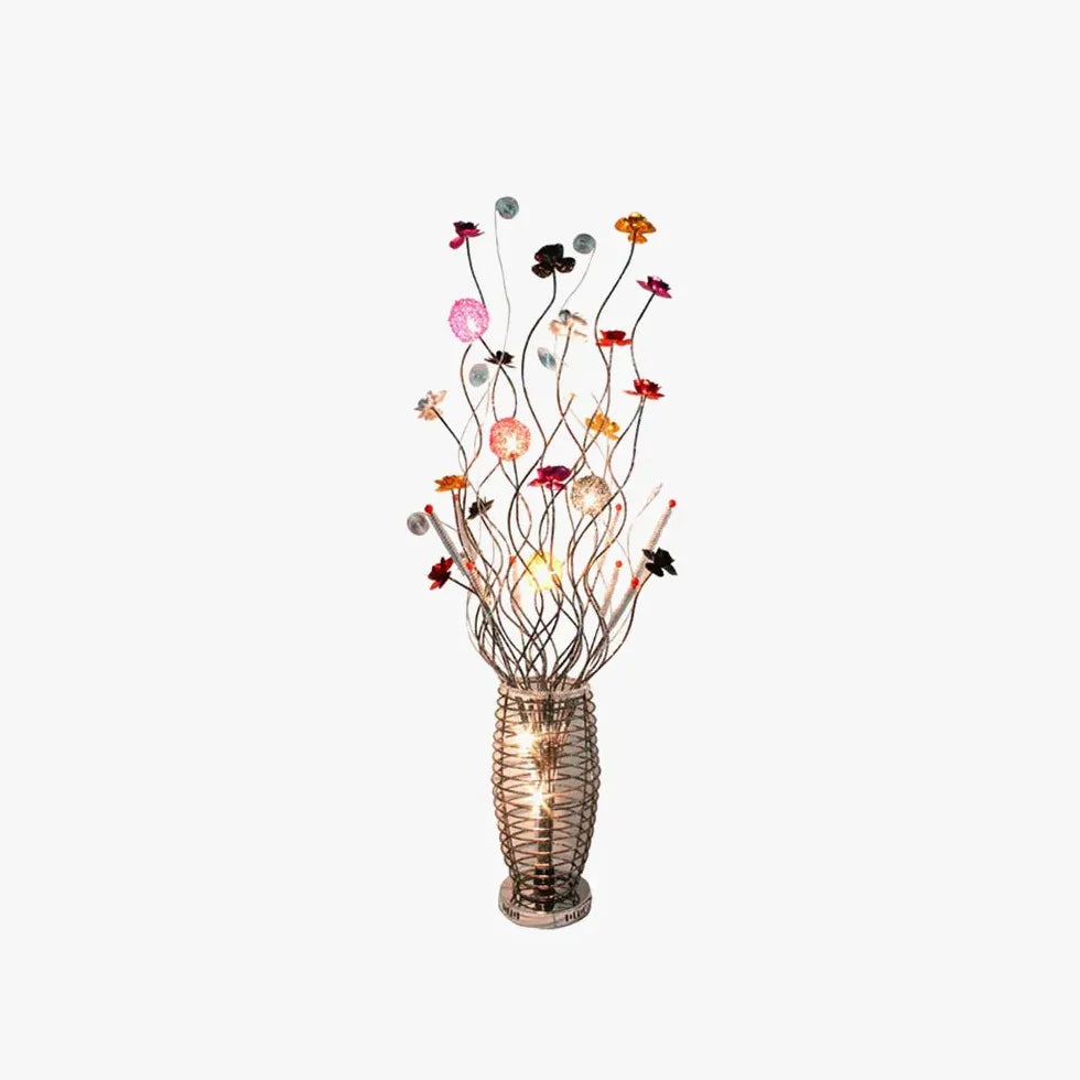 Buntes Bouquet Design Dekorative Stehlampe