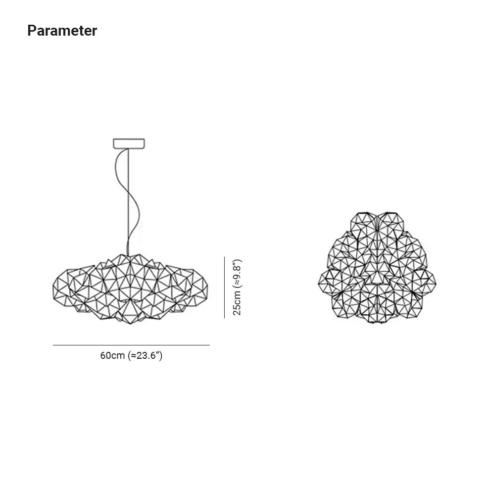 höhenverstellbare hängeleuchte moderne minimalistische Blütenform