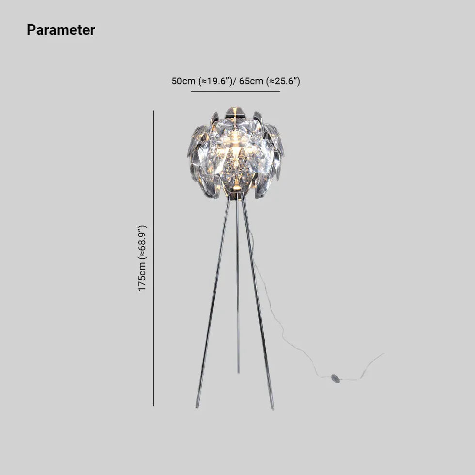 PMMA sphärische dekorative Stativsboundlampe