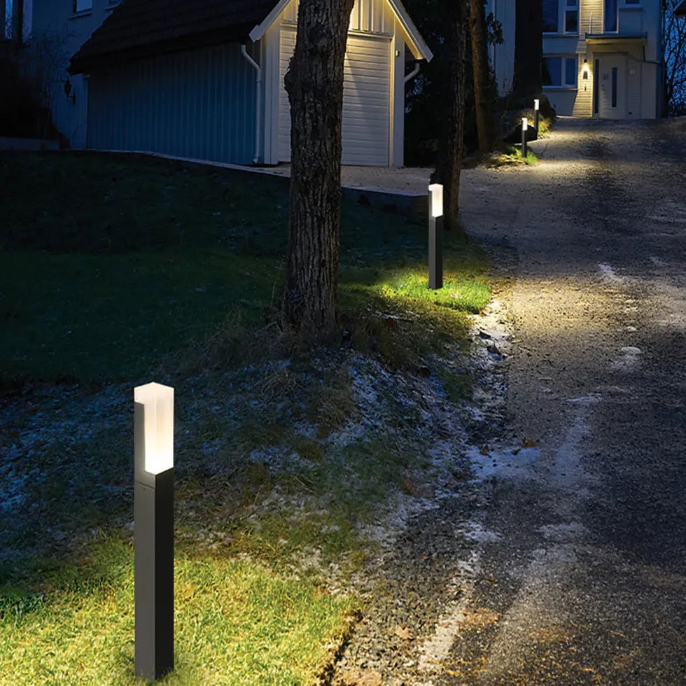 Bodenstrahler außen eckig stilvoll energieeffizient modern - Clowas.de