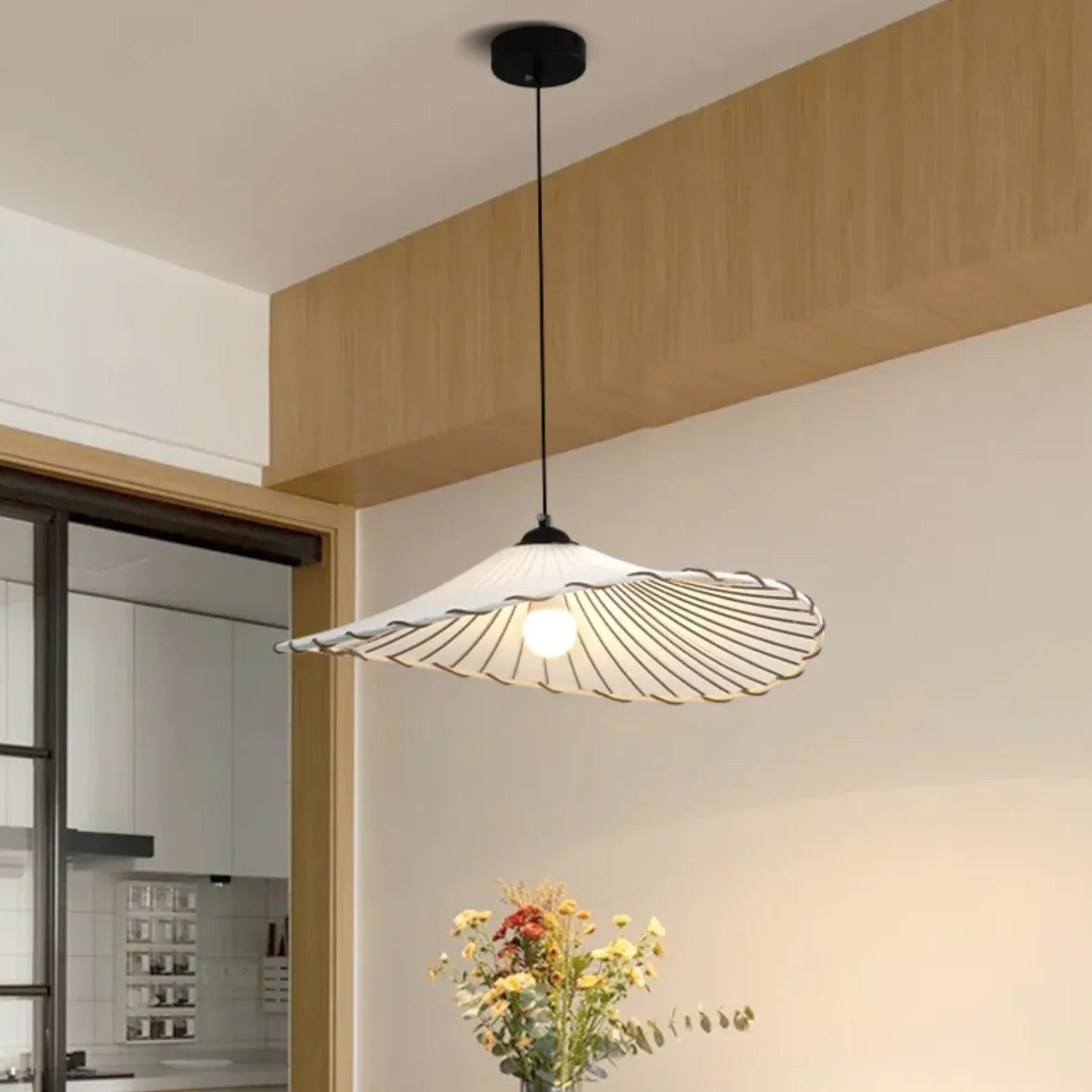 Petal Umbrella Dining Room Modern Pendant Light