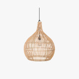 Boho Pendelleuchte Nordisch Modern Einfach Bambus Rattan - Clowas.de
