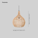 Boho Pendelleuchte Nordisch Modern Einfach Bambus Rattan - Clowas.de