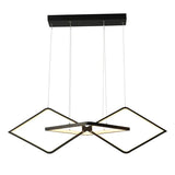 Diamond Frame Modern LED Pendant Light