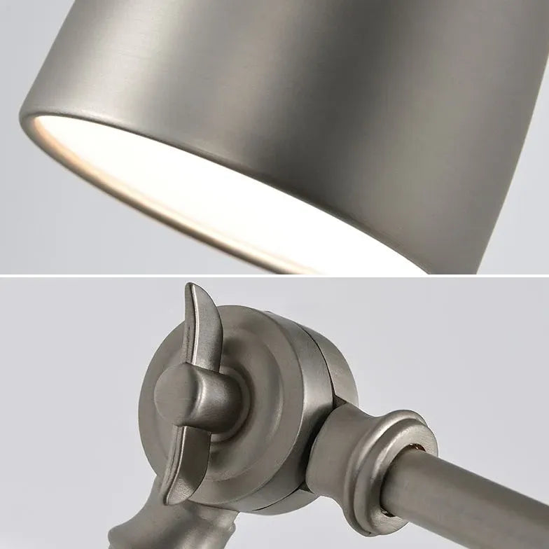 Conical Shade Adjustable Bedside Spotlight